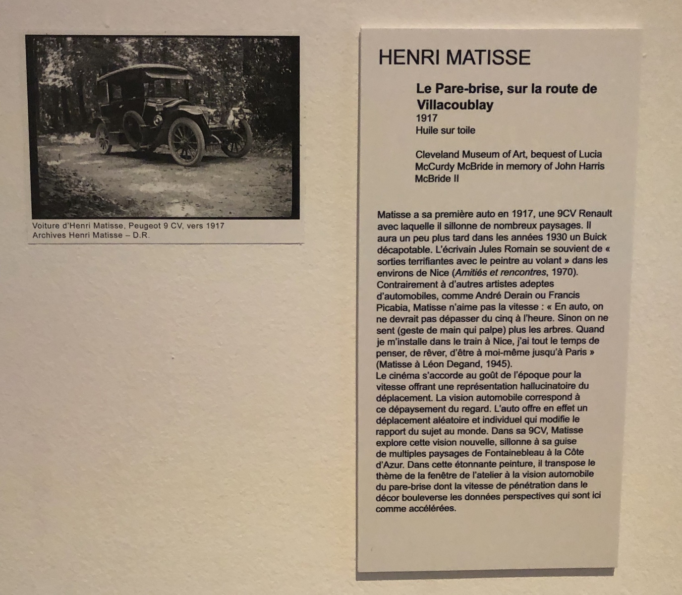 Visite de l'exposition temporaire 
