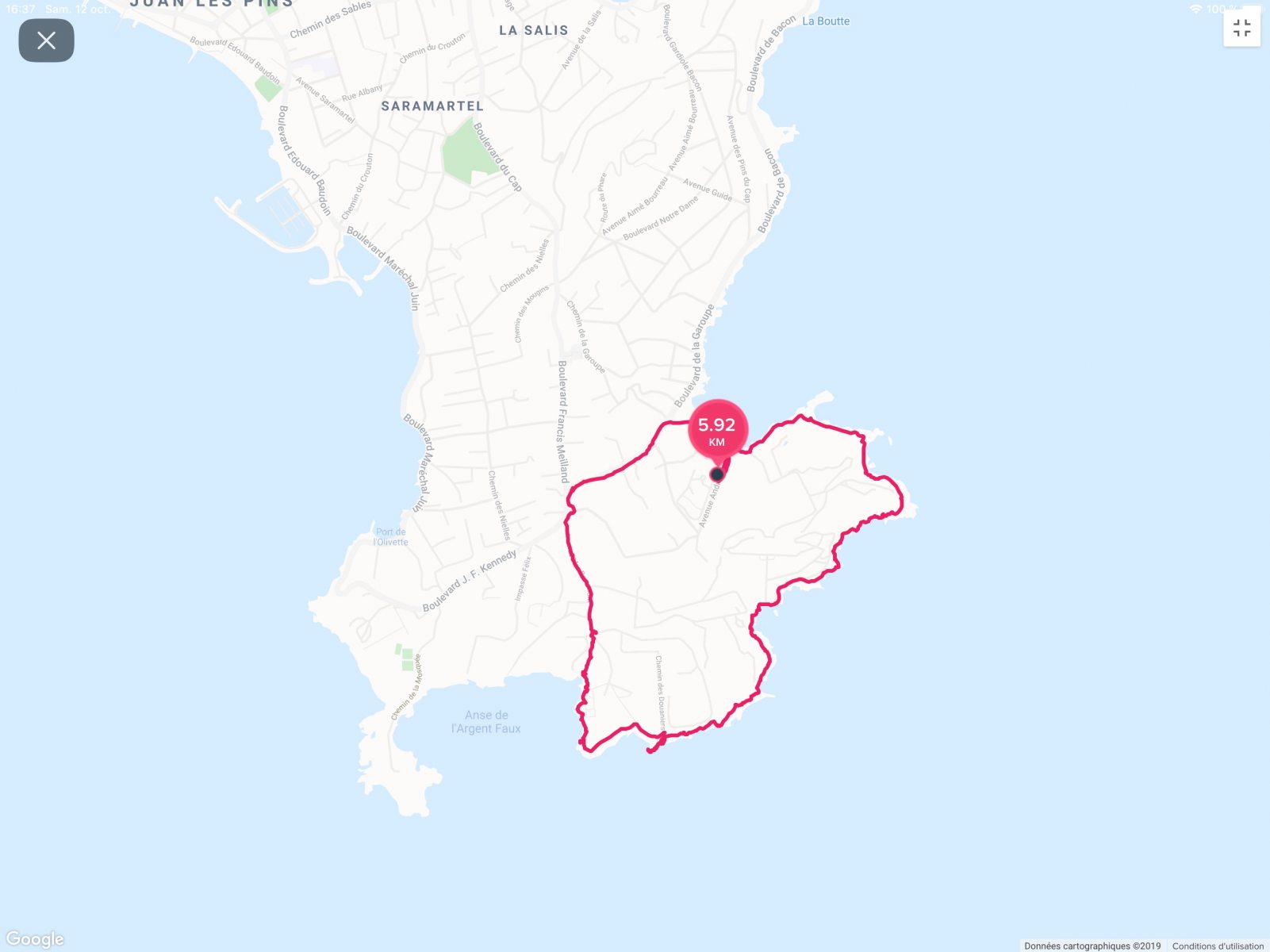 Tour du Cap d'Antibes