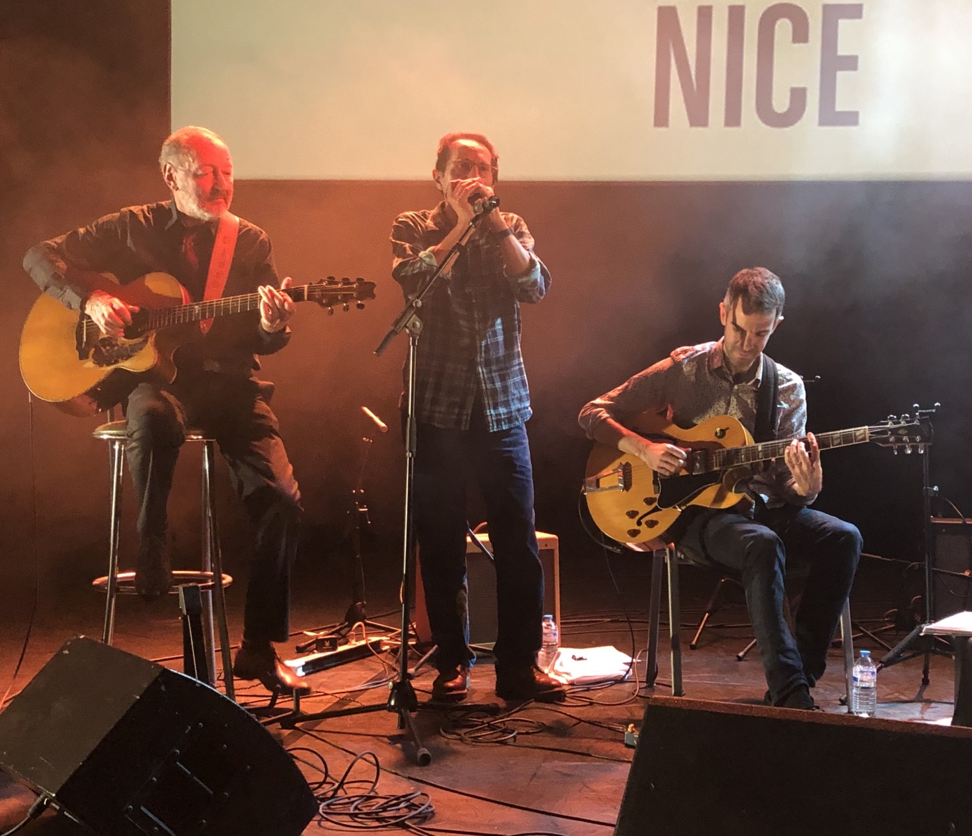 Deuxième soirée du festival de guitare de Nice avec Patrick Verbeke, Cisco Herzhaft et Chris Lancry.
