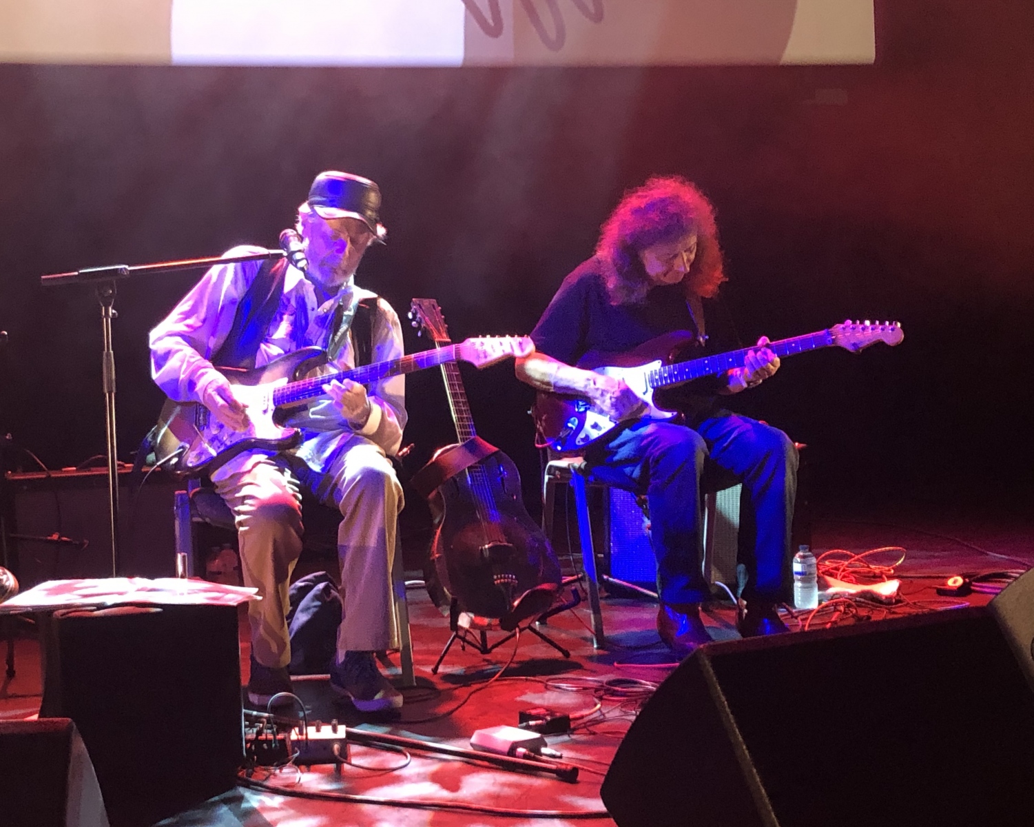 Deuxième soirée du festival de guitare de Nice avec Patrick Verbeke, Cisco Herzhaft et Chris Lancry.
