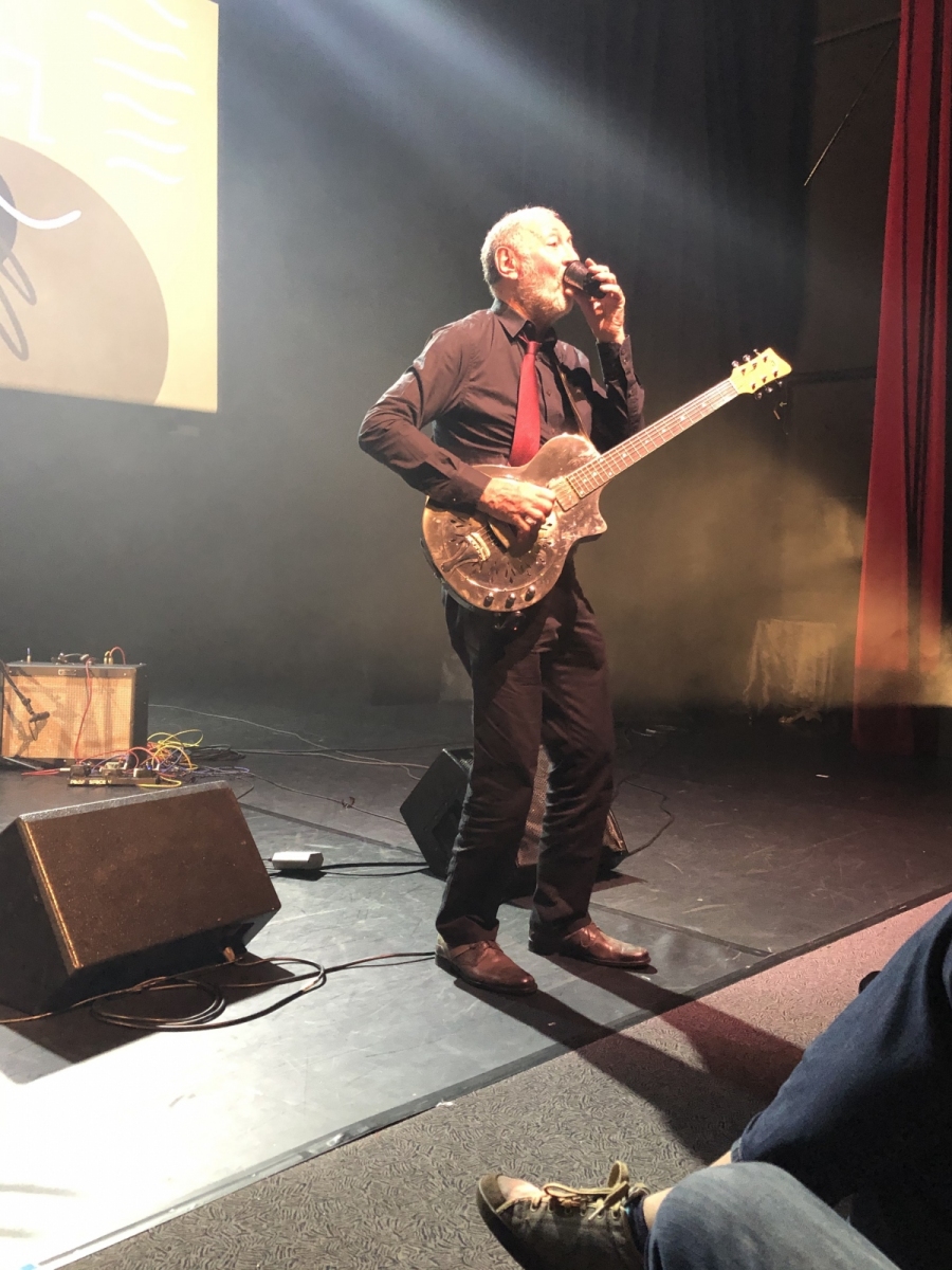 Deuxième soirée du festival de guitare de Nice avec Patrick Verbeke, Cisco Herzhaft et Chris Lancry.