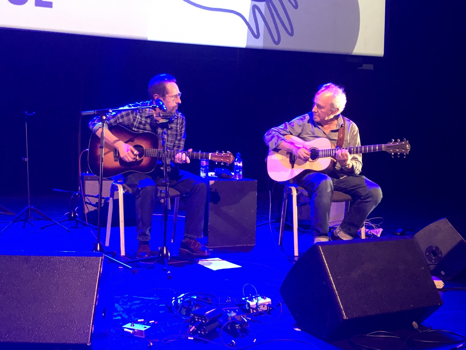 Deuxième soirée du festival de guitare de Nice avec Patrick Verbeke, Cisco Herzhaft et Chris Lancry.