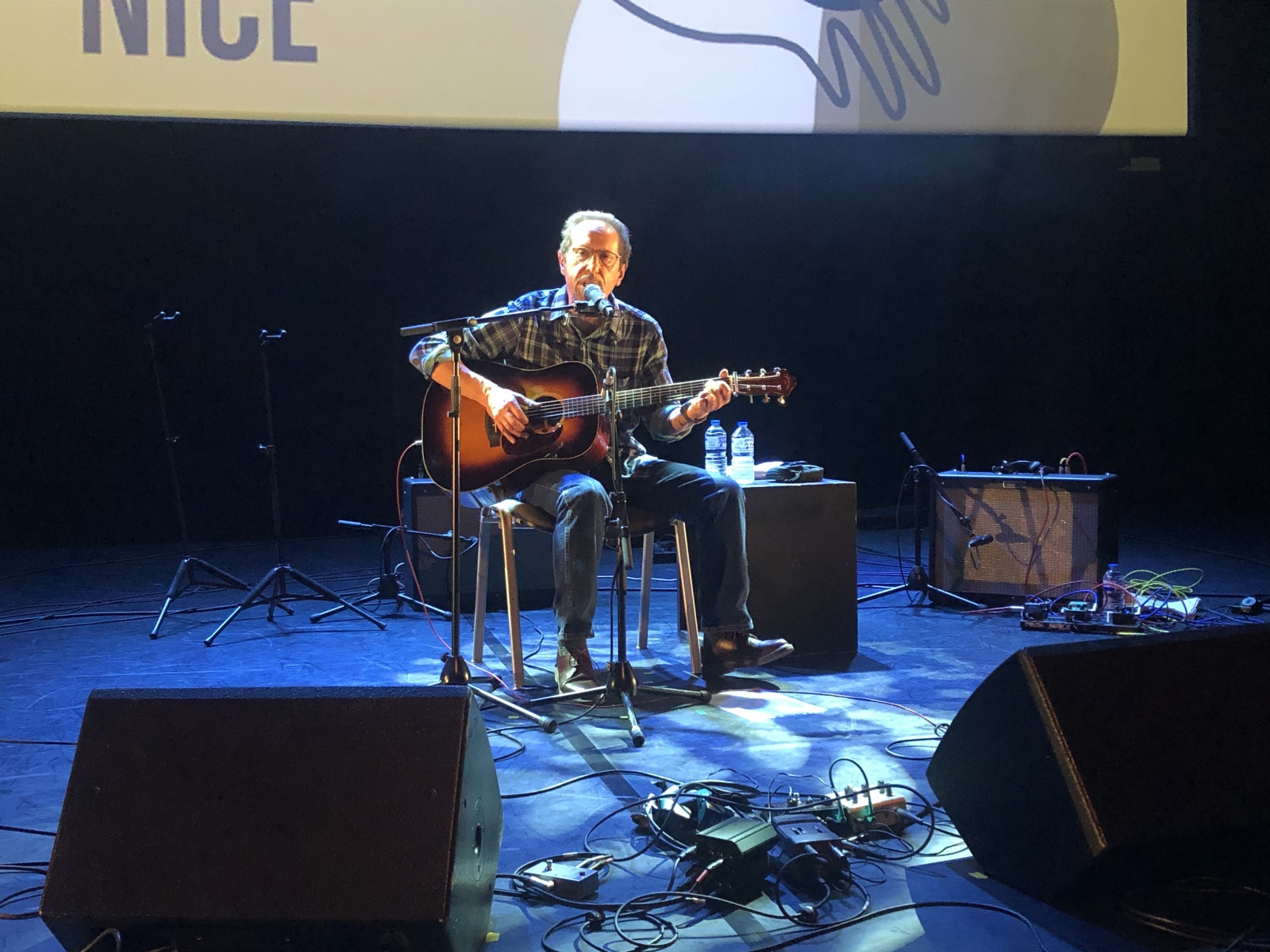 Deuxième soirée du festival de guitare de Nice avec Patrick Verbeke, Cisco Herzhaft et Chris Lancry.