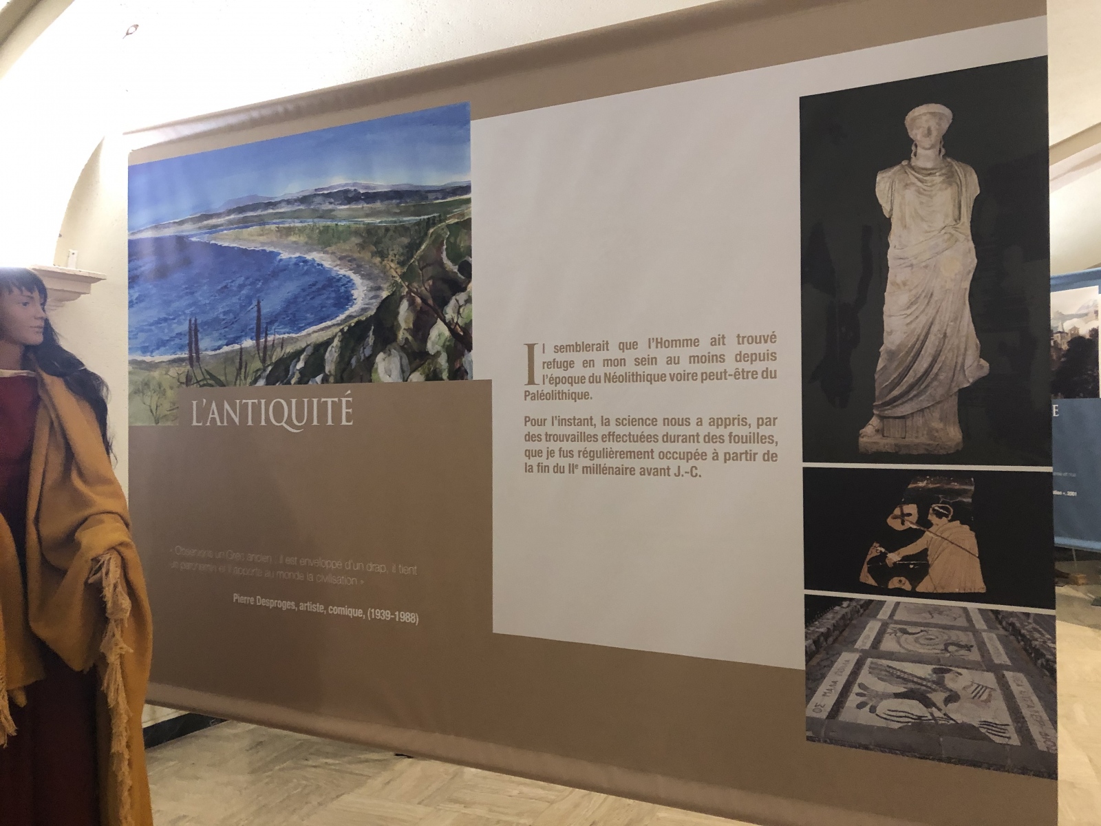 Ballade et visite de l'exposition à la tour Bellanda à Nice