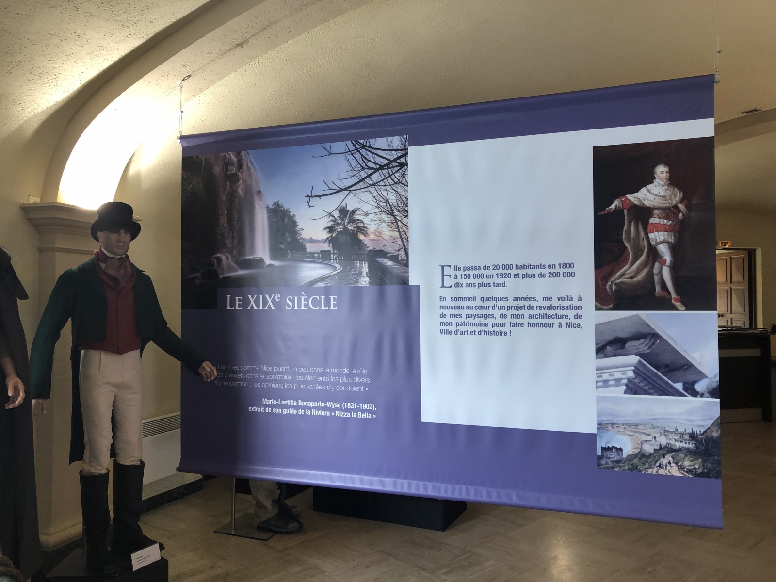 Ballade et visite de l'exposition à la tour Bellanda à Nice