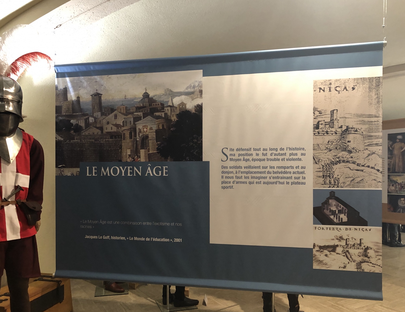 Ballade et visite de l'exposition à la tour Bellanda à Nice