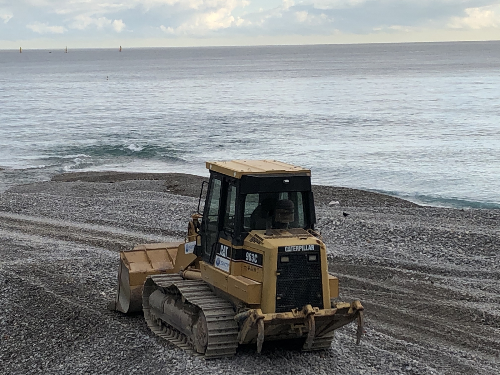 Les galets de la promenade des anglais