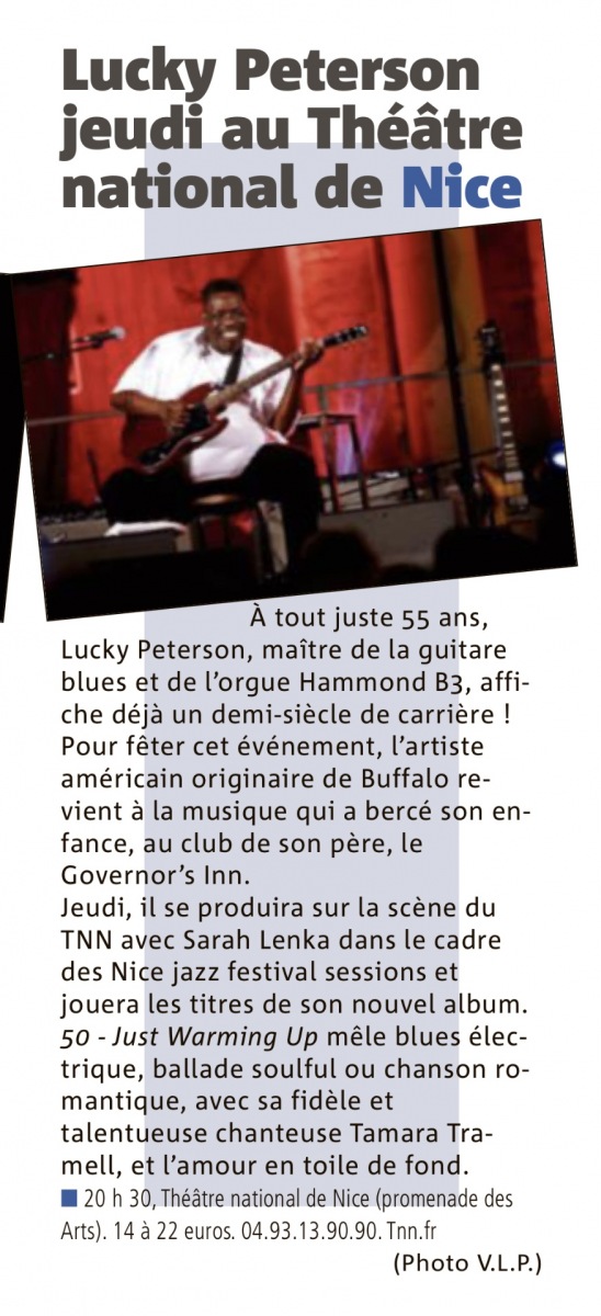 Concert de Lucky Peterson