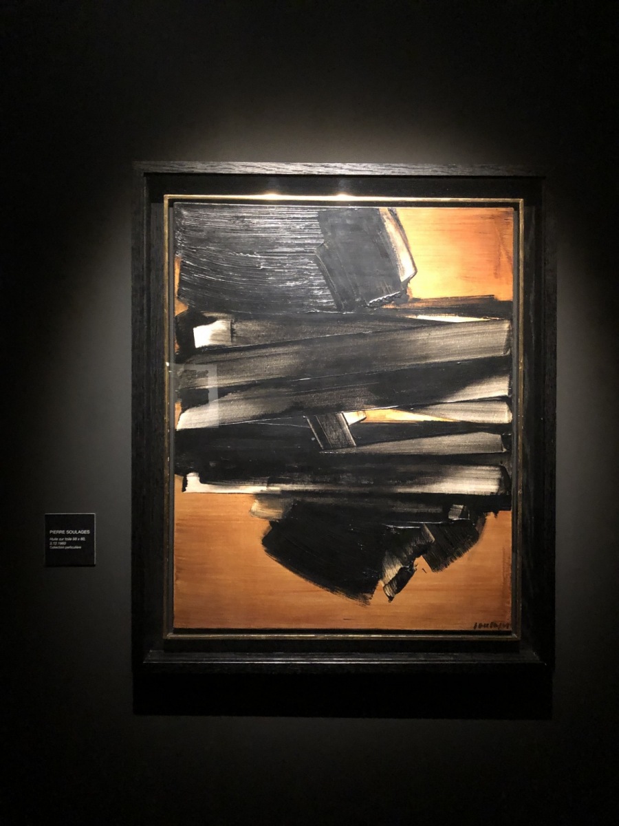 Exposition Soulages à la galerie Lympia