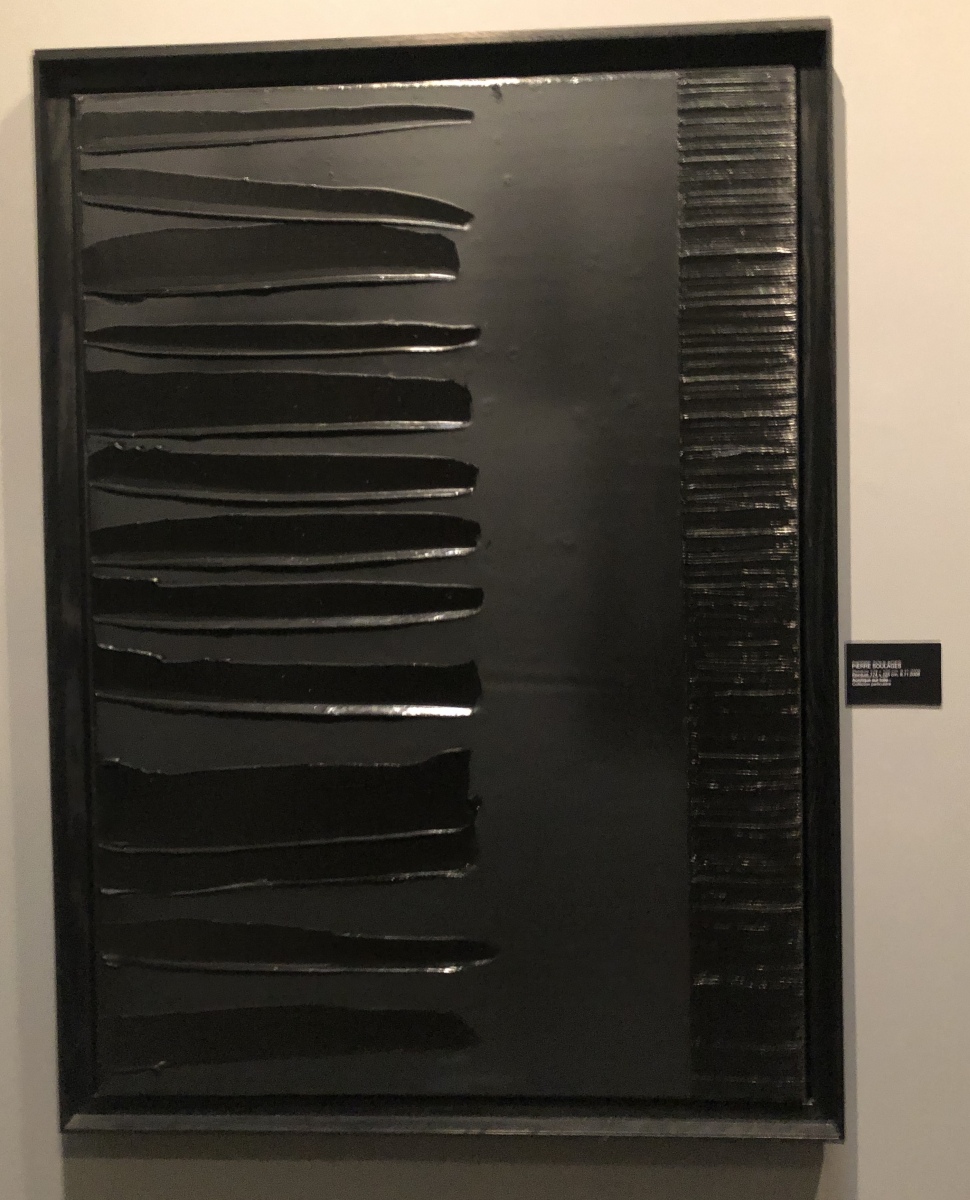 Exposition Soulages à la galerie Lympia