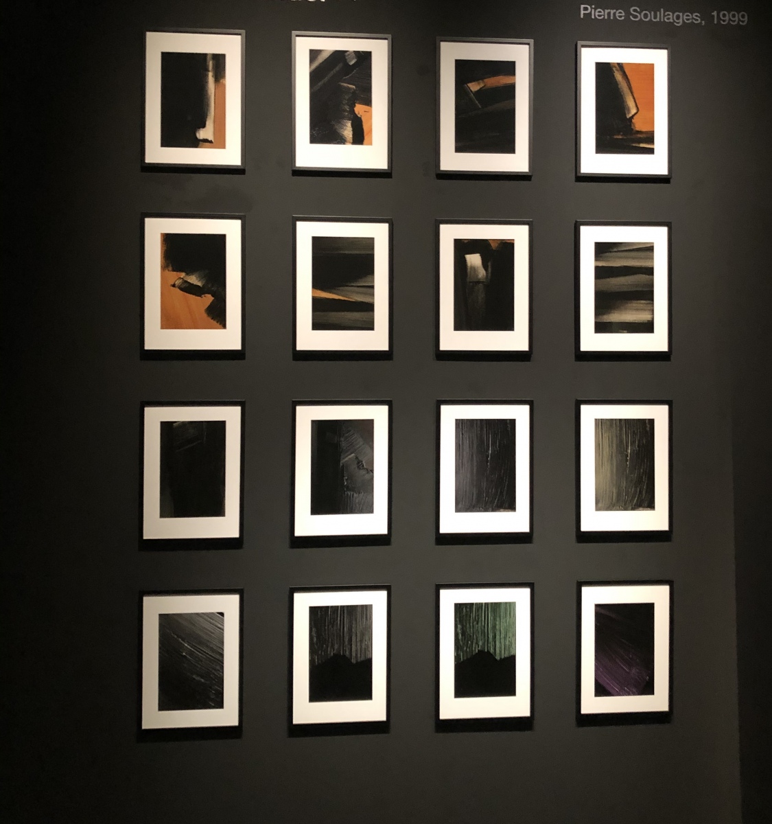 Exposition Soulages à la galerie Lympia