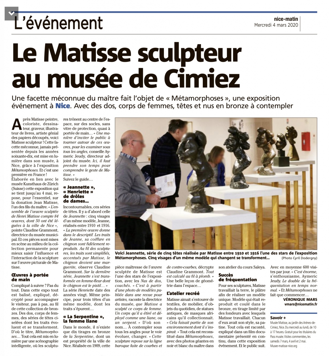 Visite de l'exposition 