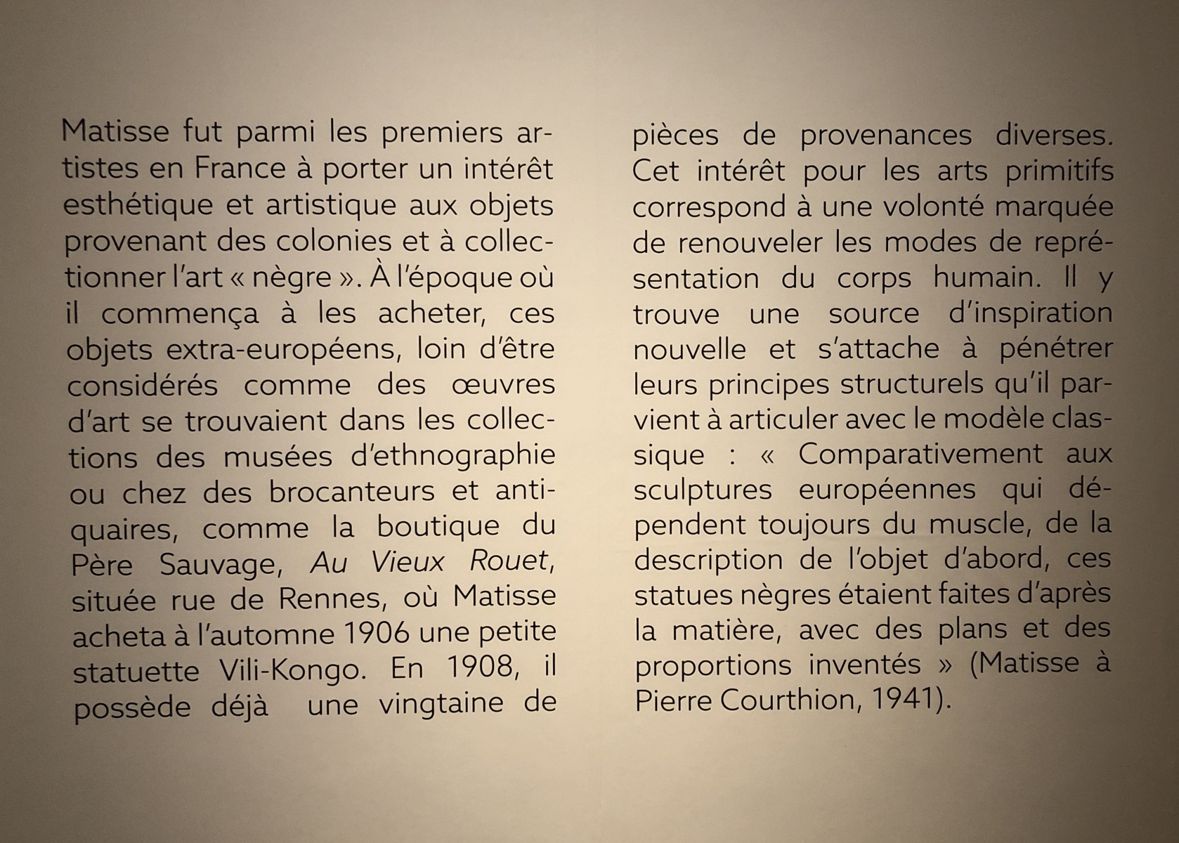 Visite de l'exposition 