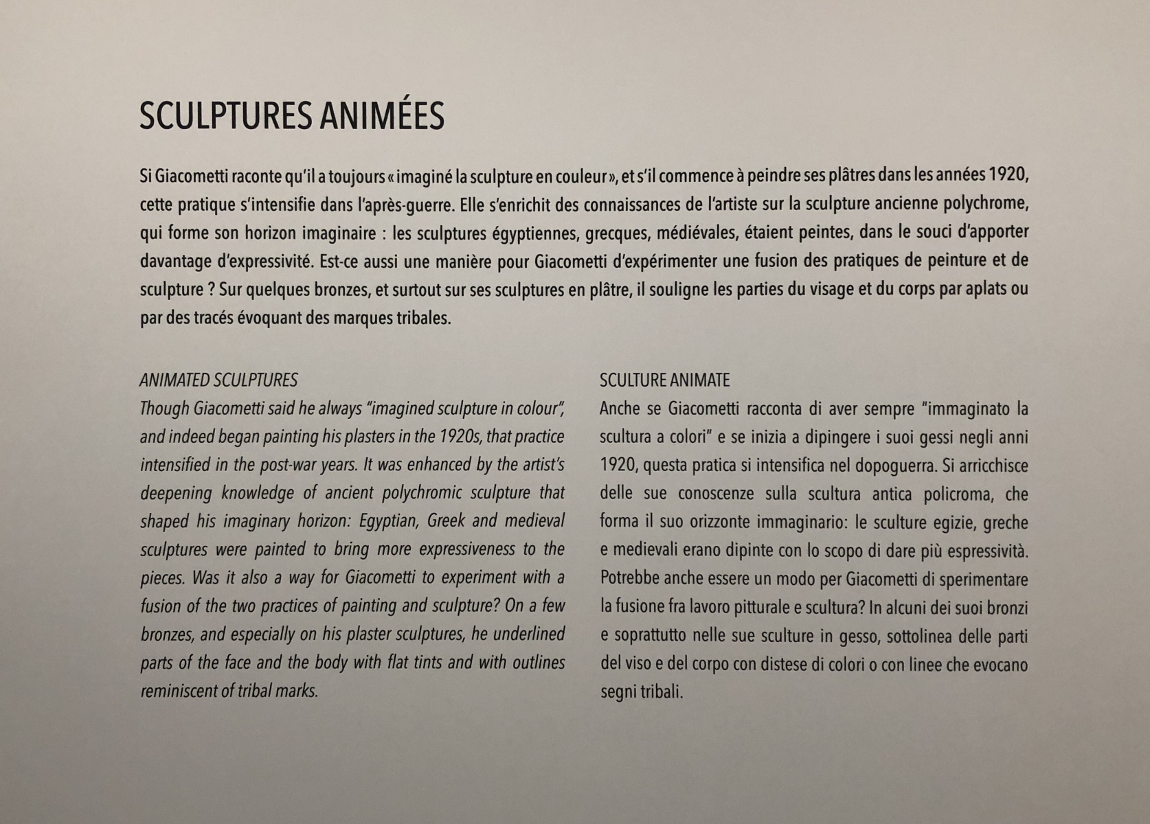 Visite de l'exposition 