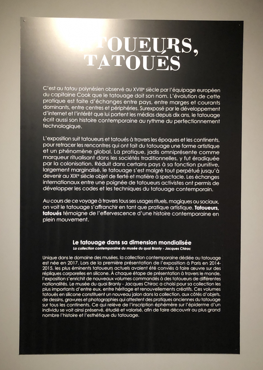 Exposition Tatoueurs, Tatoués