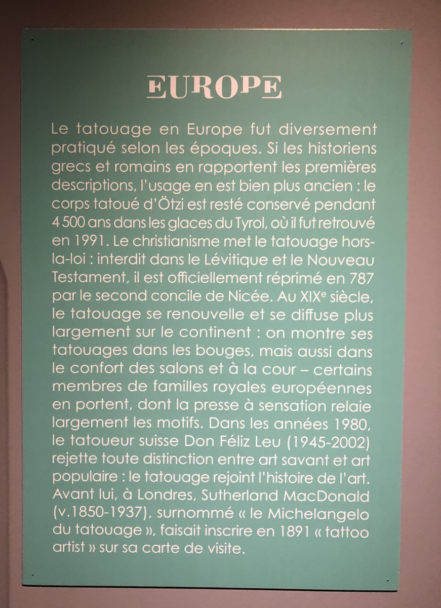 Exposition Tatoueurs, Tatoués