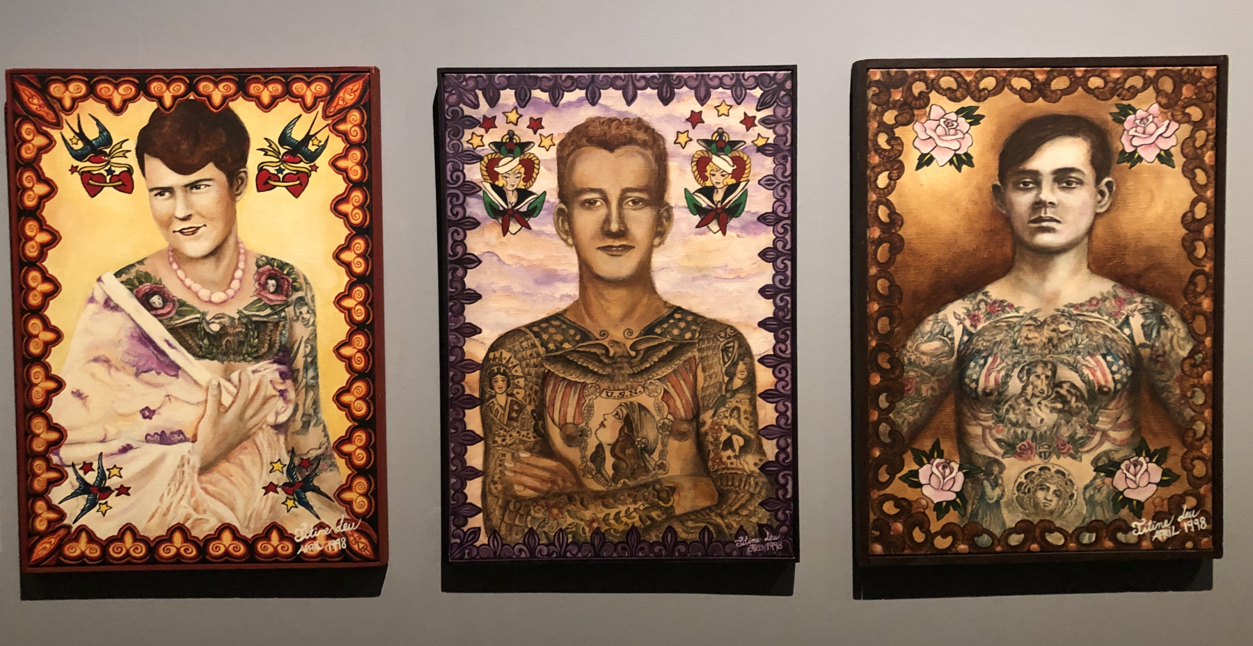 Exposition Tatoueurs, Tatoués