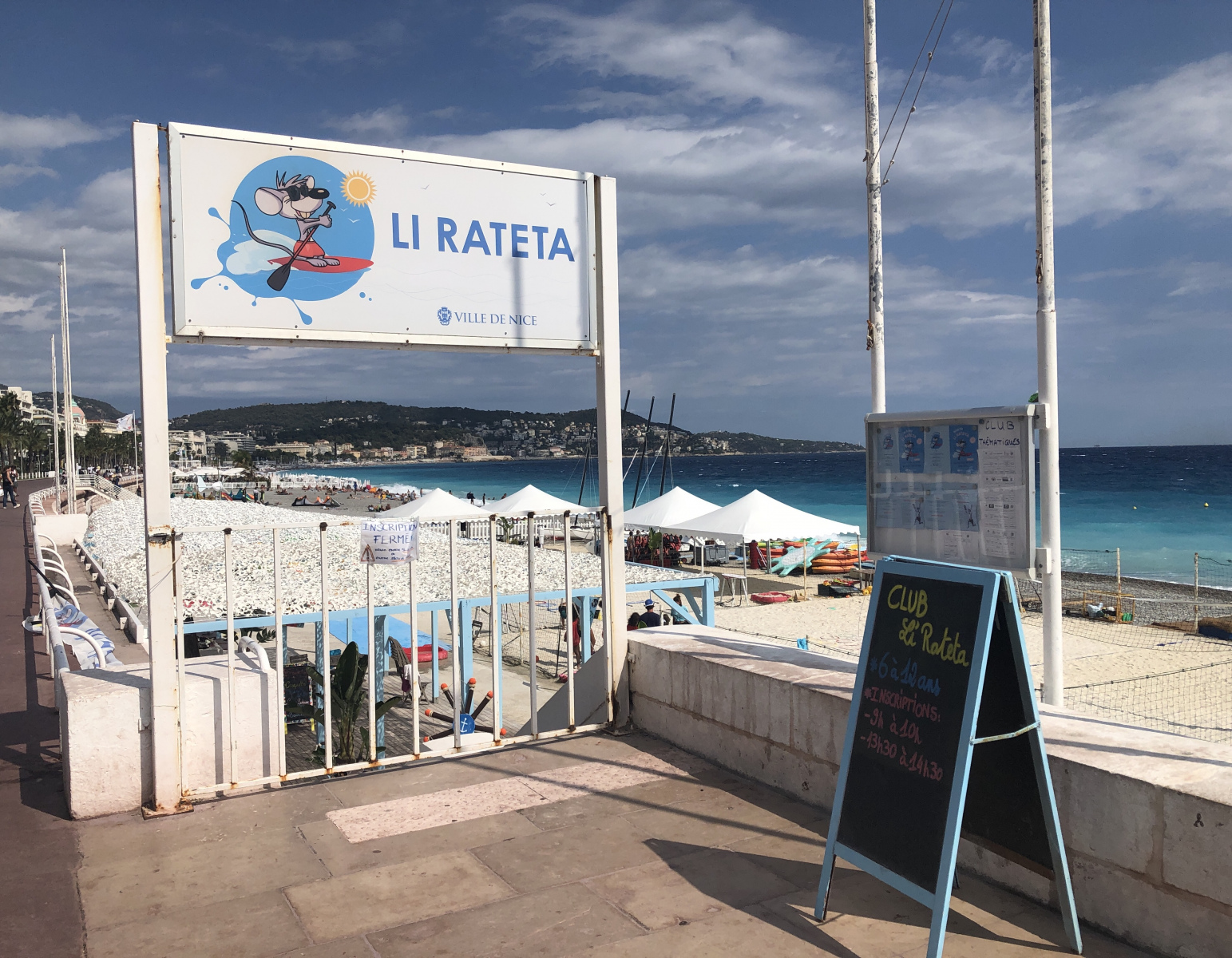 Ballade sur la Promenade des Anglais ... avec 