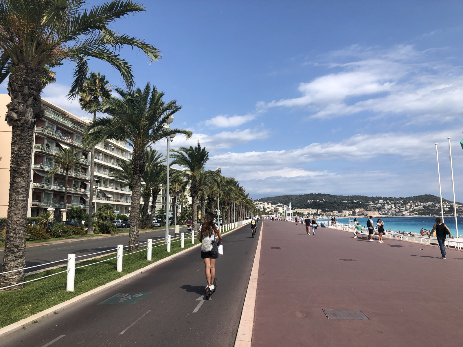 Ballade sur la Promenade des Anglais ... avec 