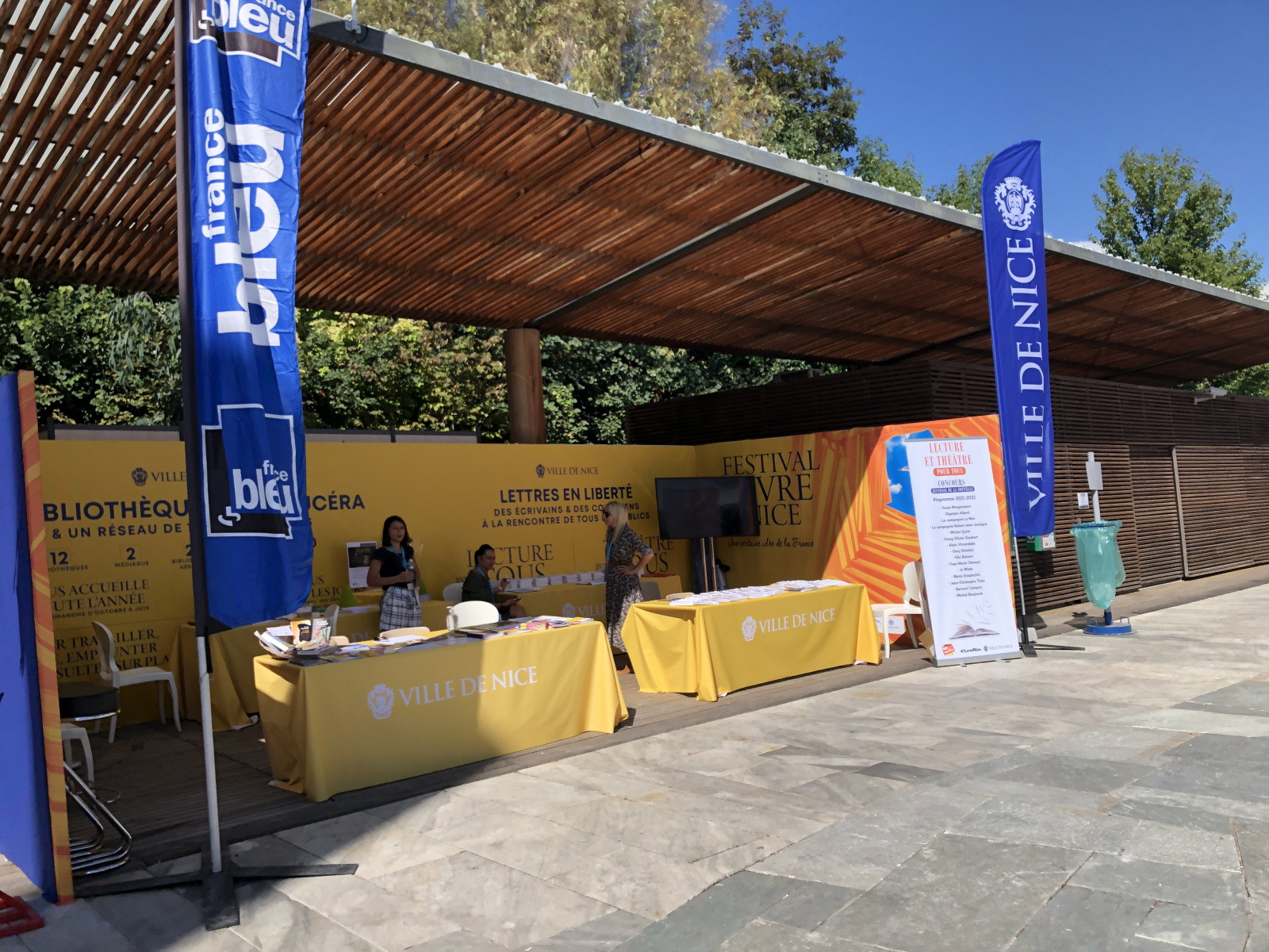 Ballade au Festival du Livre de Nice 2021