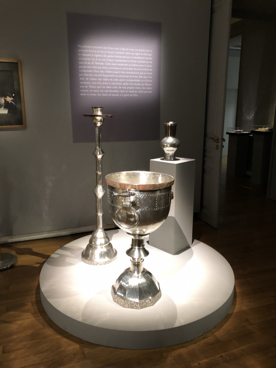 Visite de l'exposition Goudji au musée Masséna