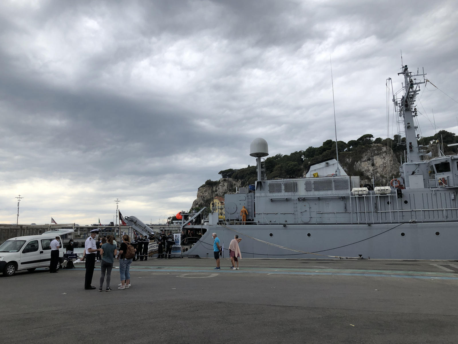 Visite du Capricorne au port de Nice