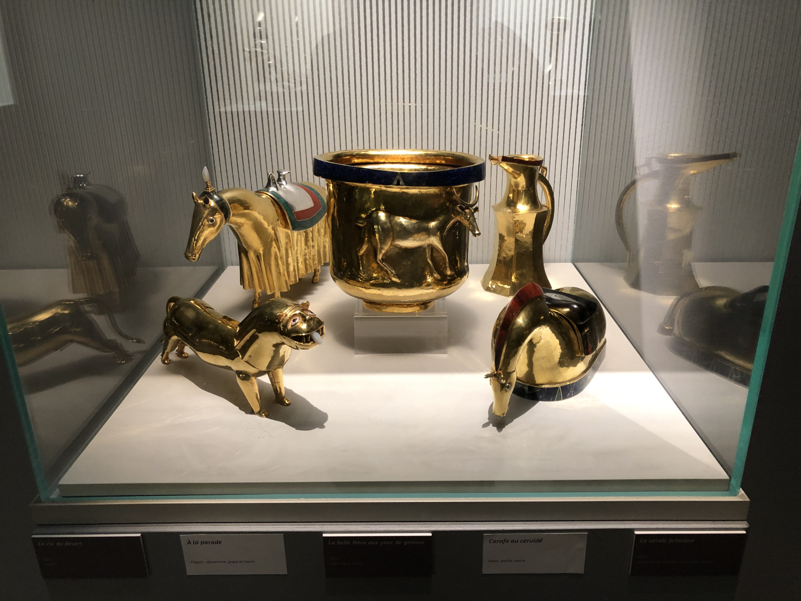 Visite de l'exposition Goudji au musée Masséna