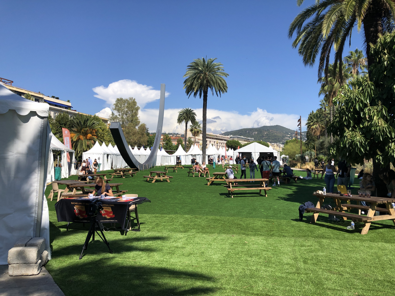 Ballade au Festival du Livre de Nice 2021