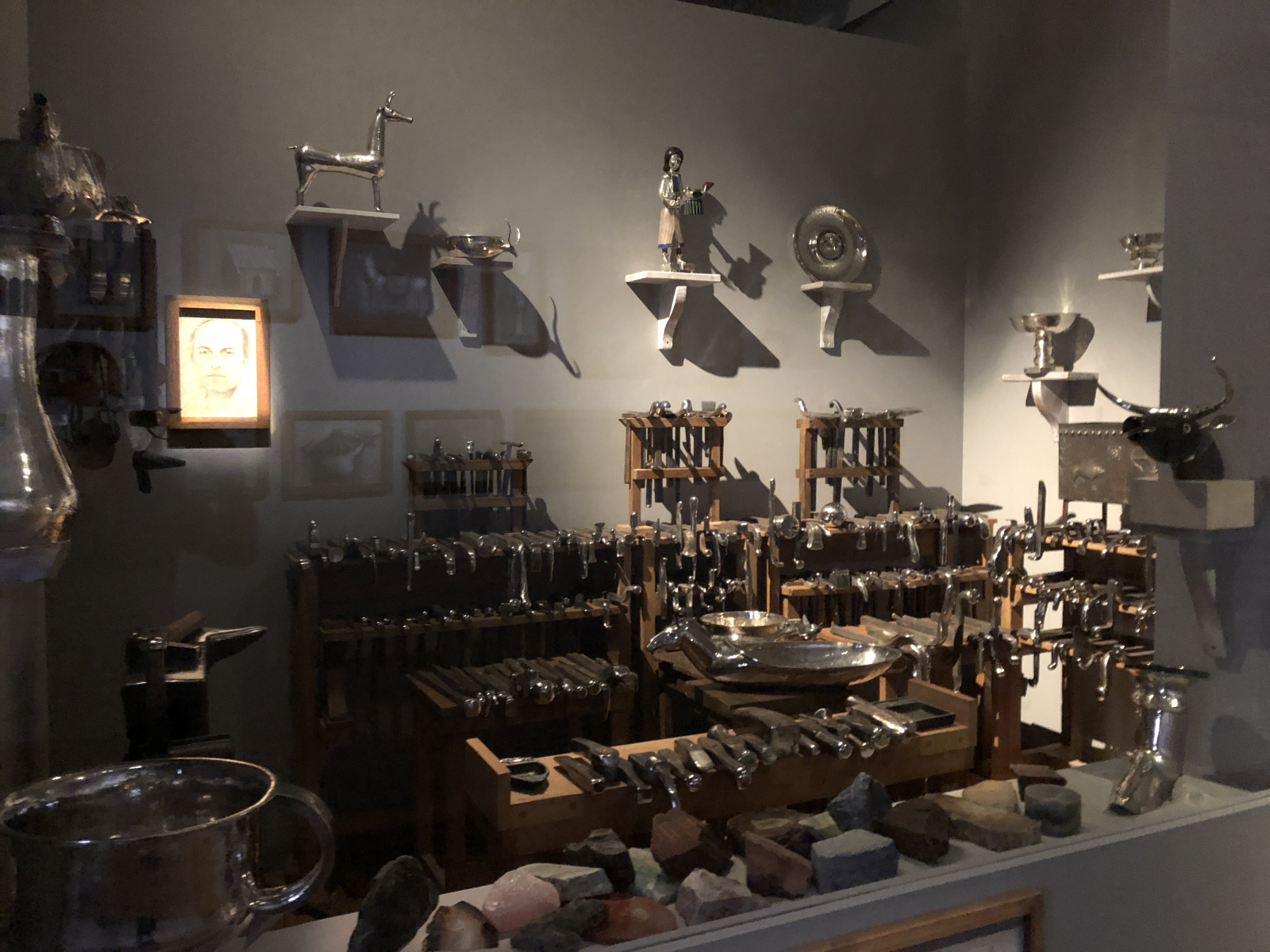 Visite de l'exposition Goudji au musée Masséna