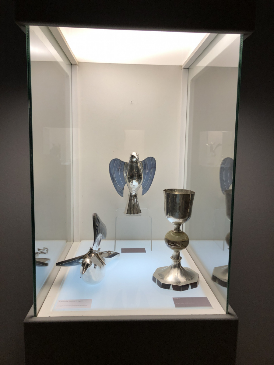 Visite de l'exposition Goudji au musée Masséna