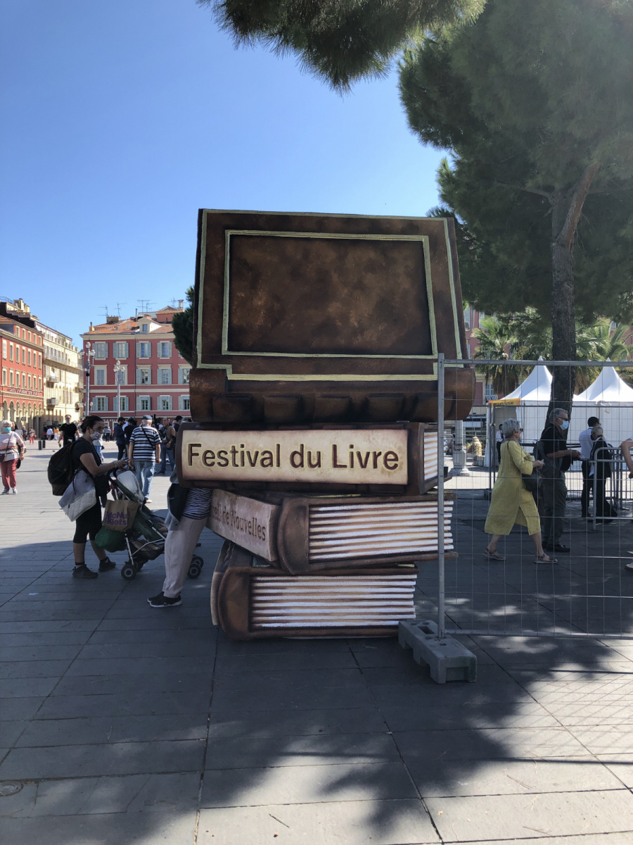 Ballade au Festival du Livre de Nice 2021