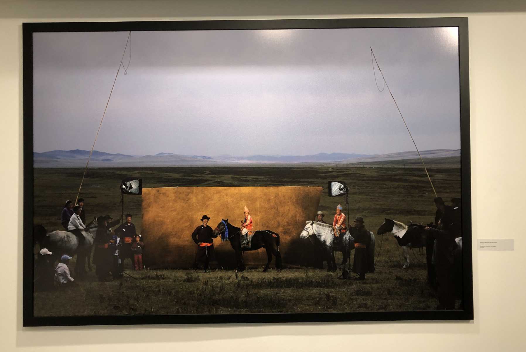 Visite de l'exposition consacrée à Yann Arthus Bertrand