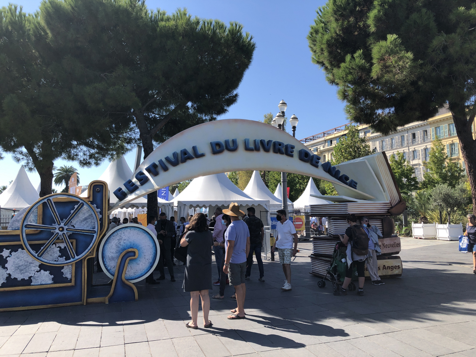 Ballade au Festival du Livre de Nice 2021