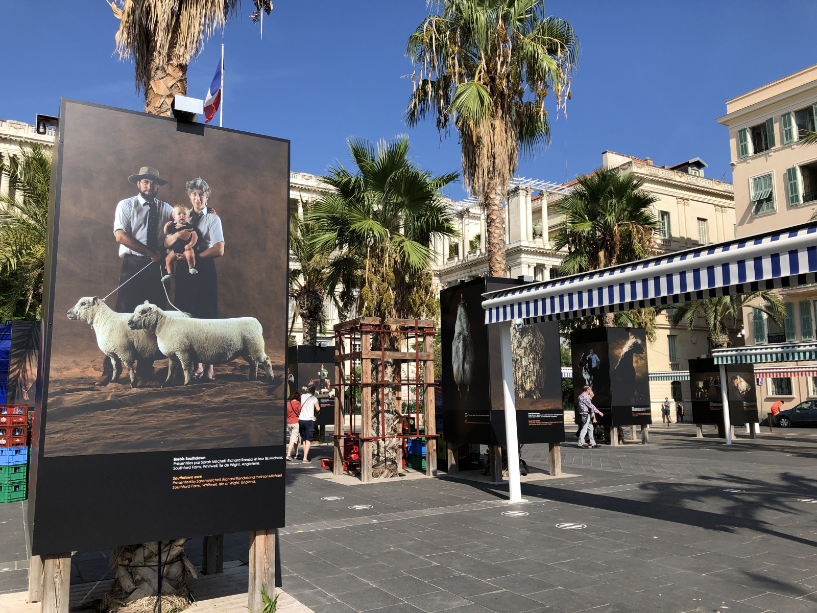 Visite de l'exposition consacrée à Yann Arthus Bertrand