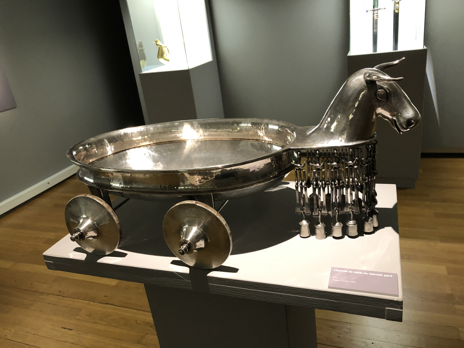 Visite de l'exposition Goudji au musée Masséna