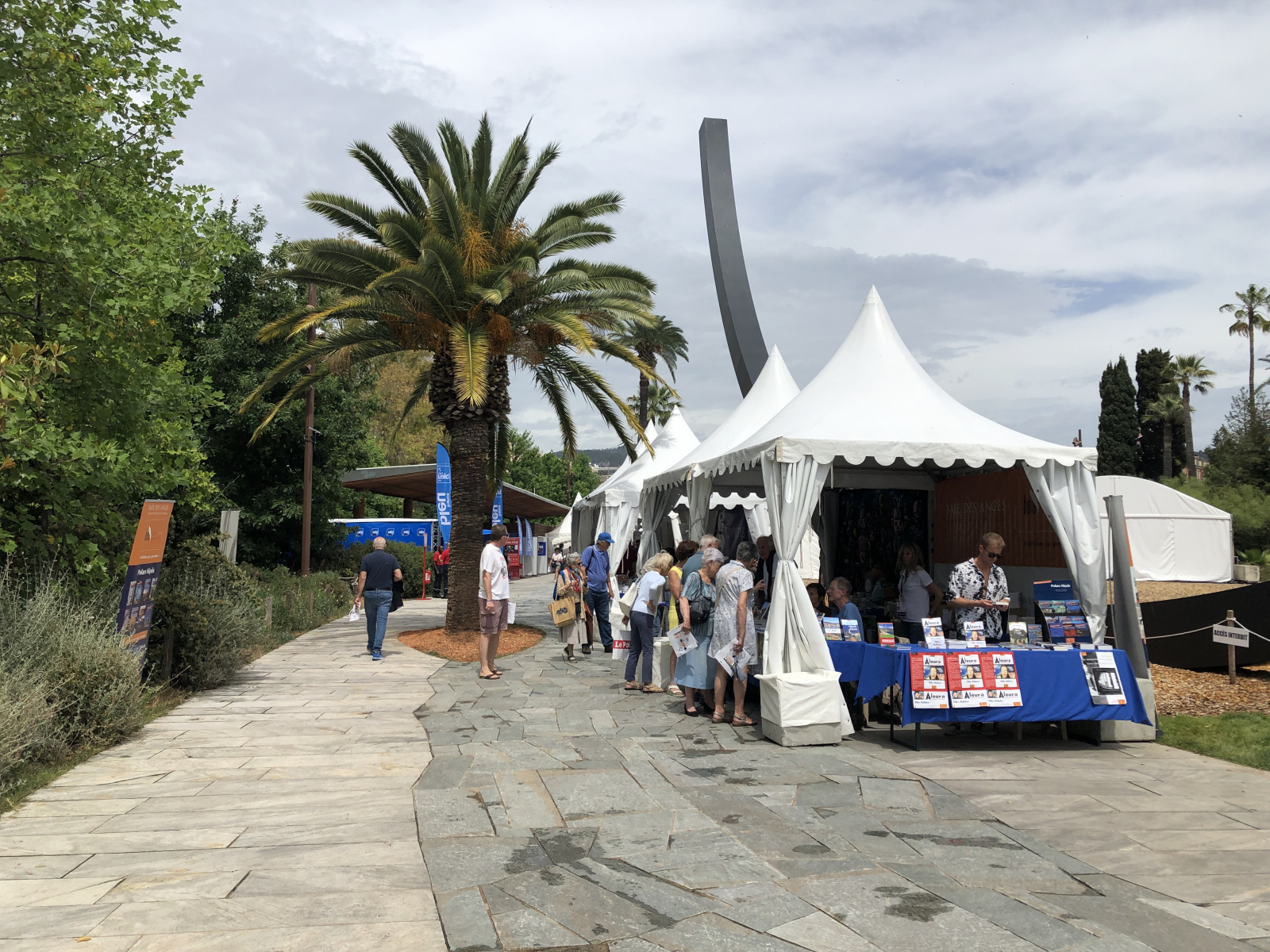 Balade au festival du livre 2022 de Nice