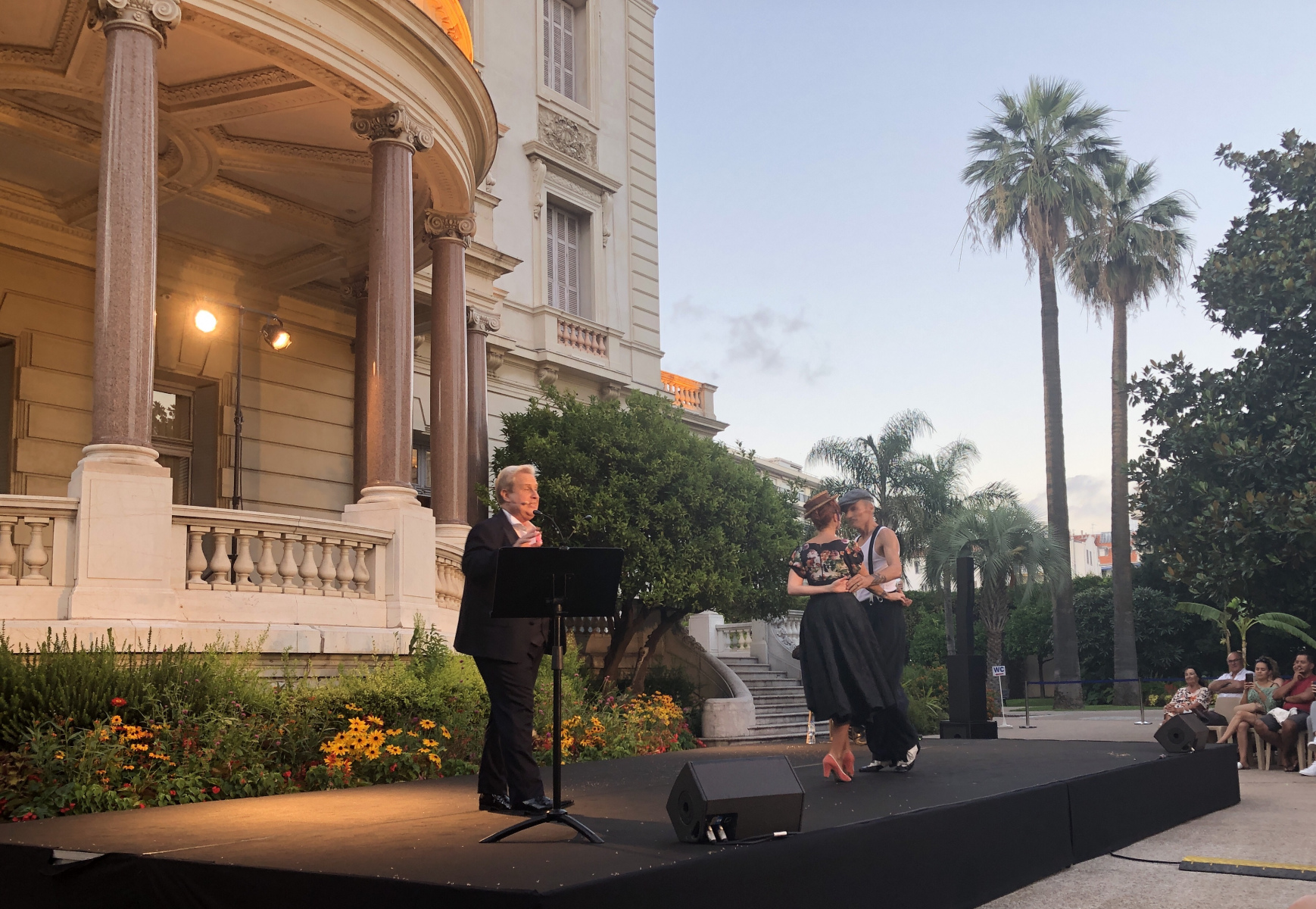 Spectacle dans le cadre des soirées à la Villa Masséna