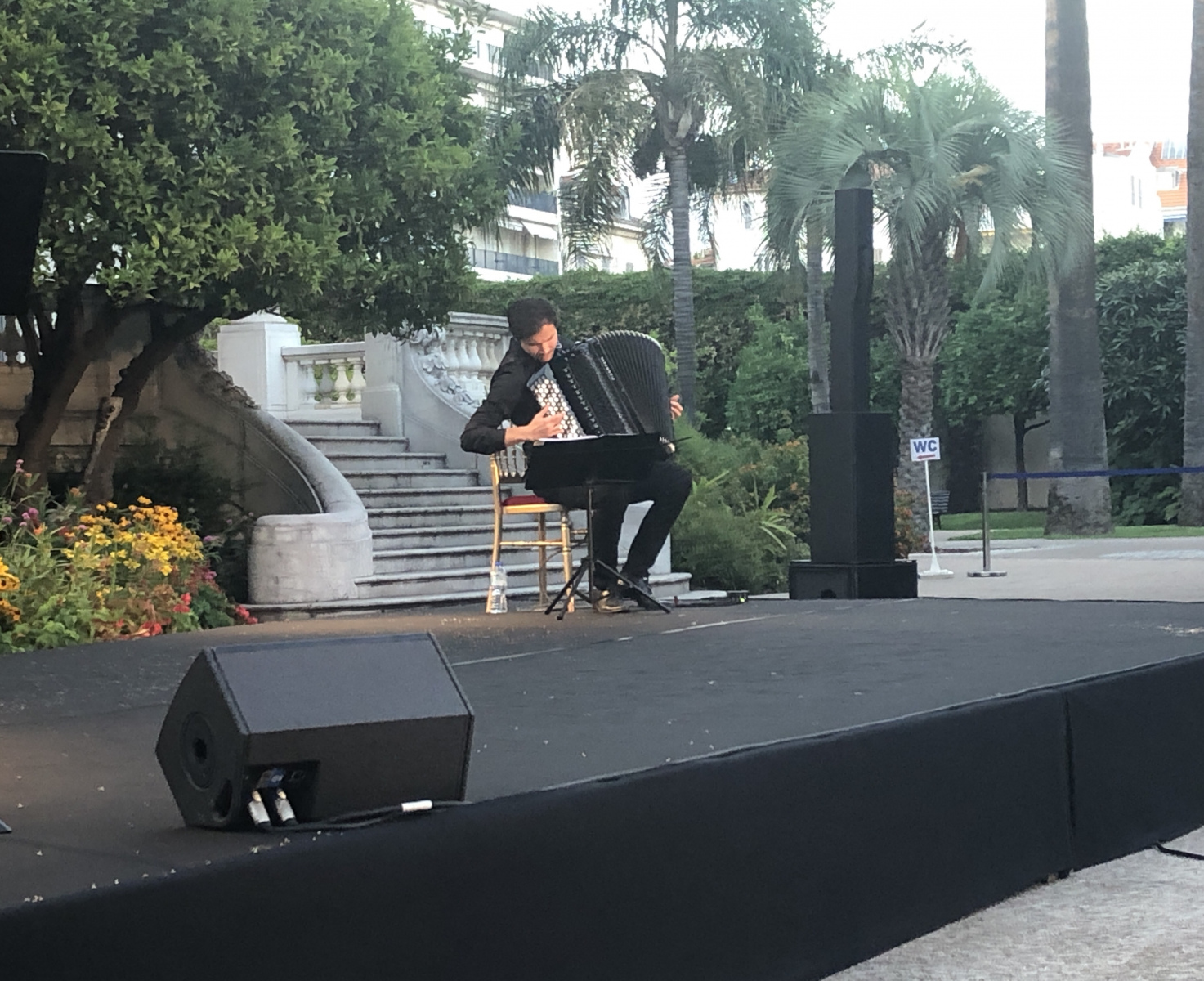 Spectacle dans le cadre des soirées à la Villa Masséna