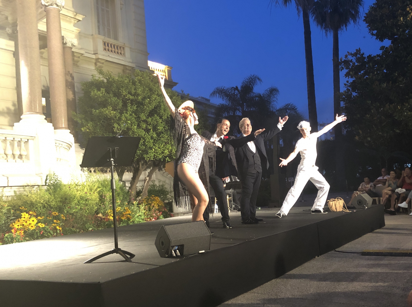 Spectacle dans le cadre des soirées à la Villa Masséna