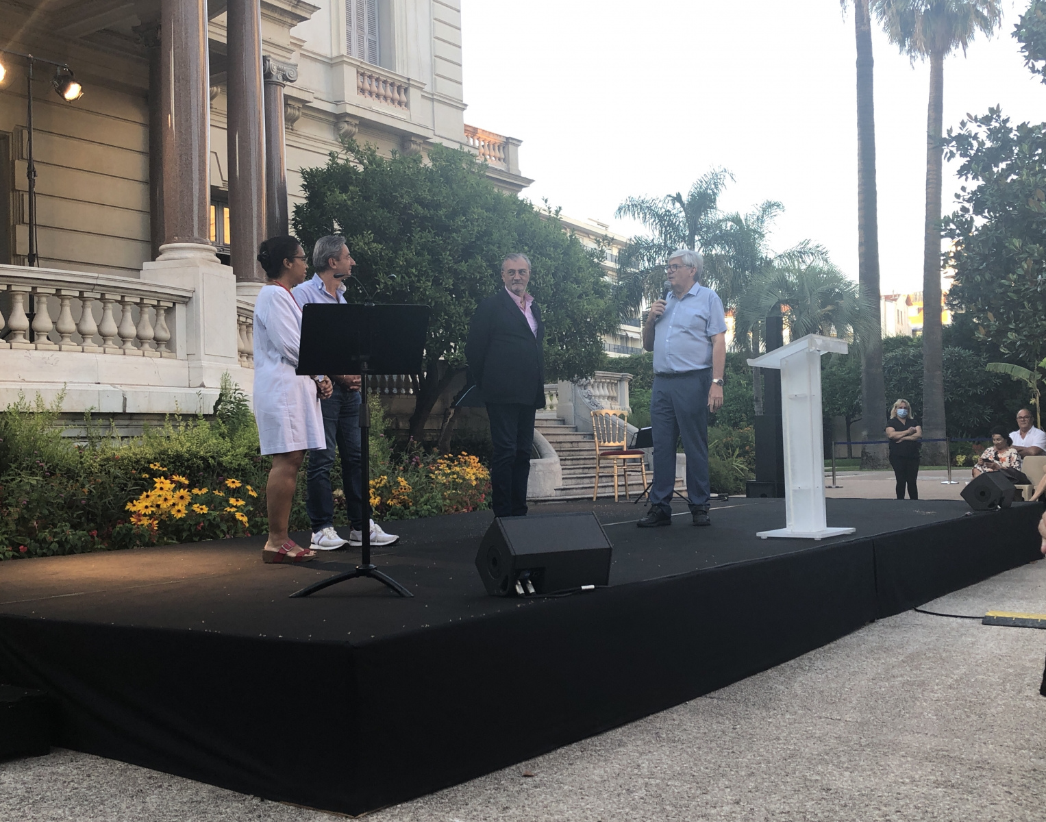 Spectacle dans le cadre des soirées à la Villa Masséna