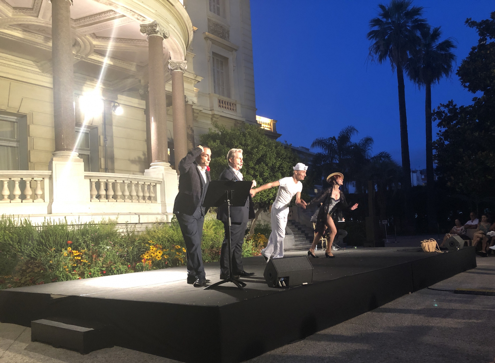 Spectacle dans le cadre des soirées à la Villa Masséna