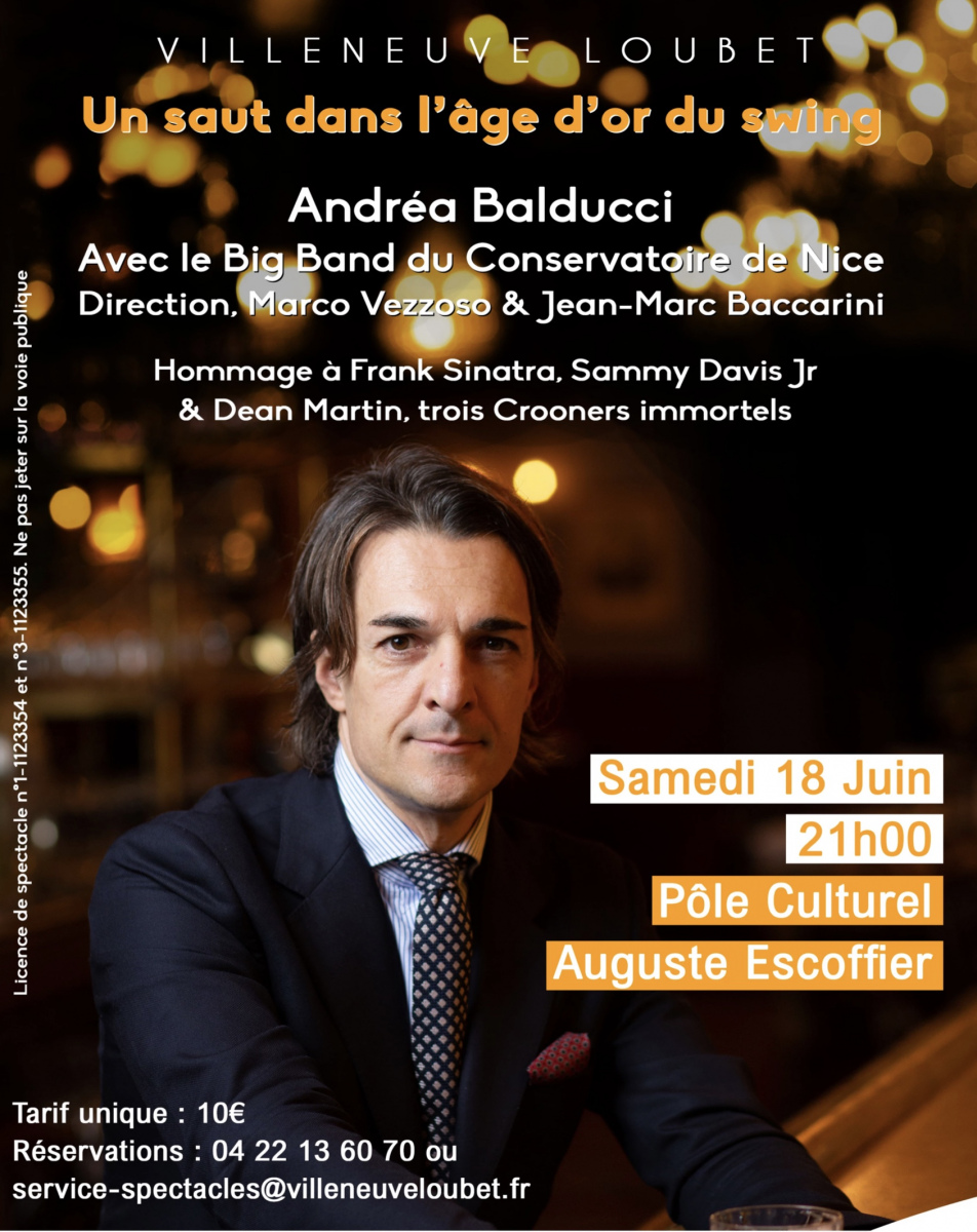 Concert du Big Band du conservatoire de Nice et Andréa Balducci