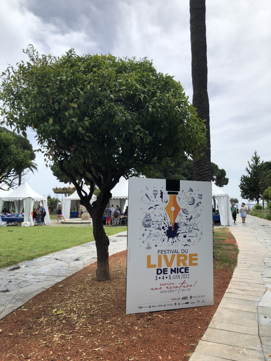 Balade au festival du livre 2022 de Nice