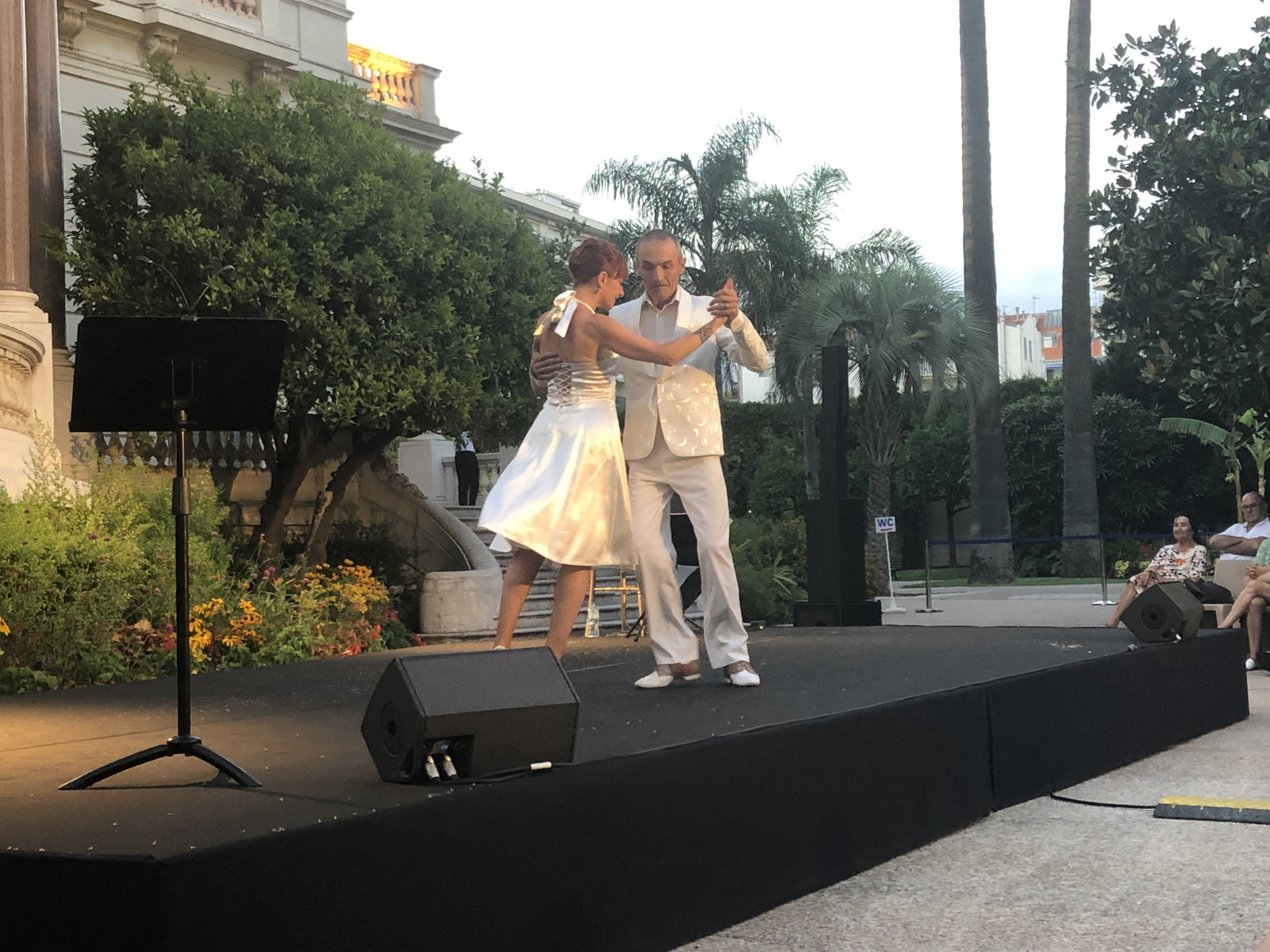 Spectacle dans le cadre des soirées à la Villa Masséna