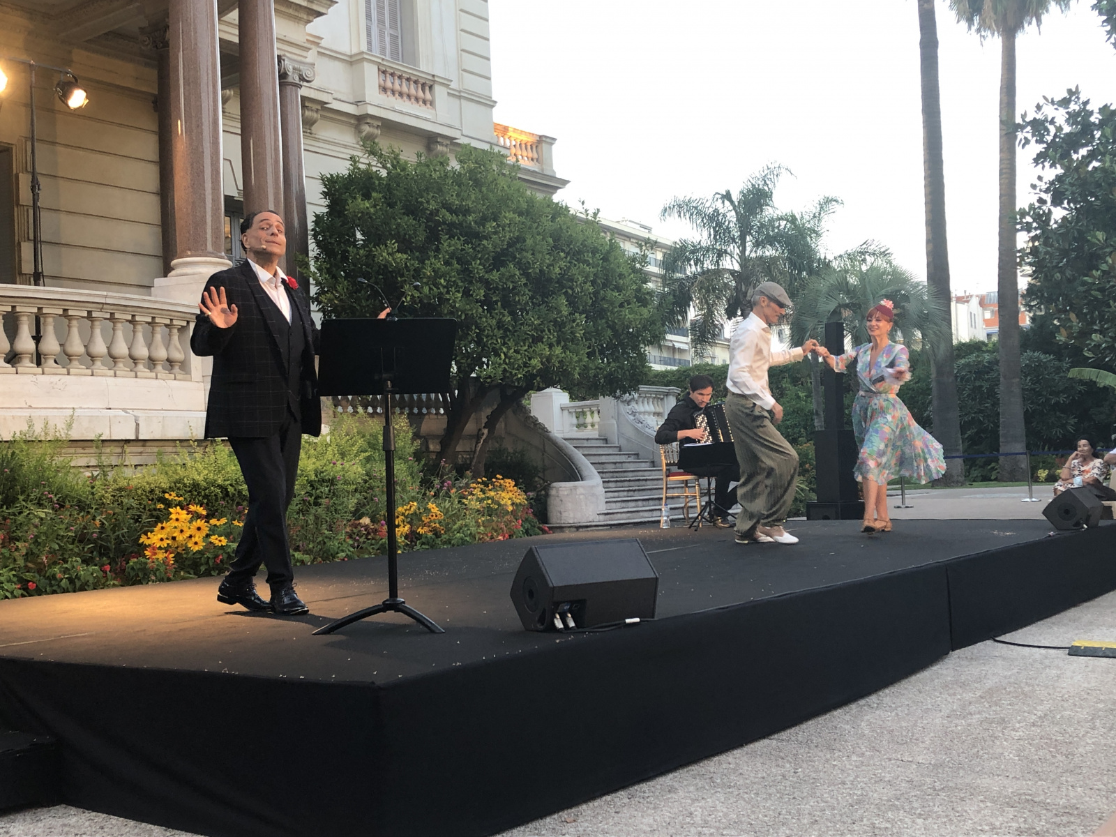 Spectacle dans le cadre des soirées à la Villa Masséna