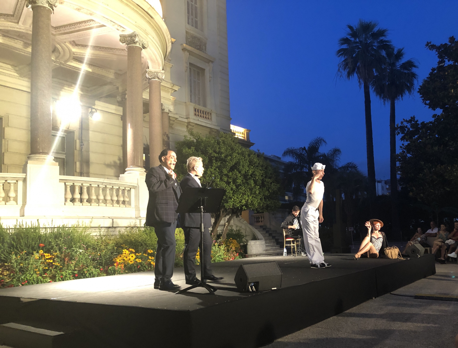Spectacle dans le cadre des soirées à la Villa Masséna