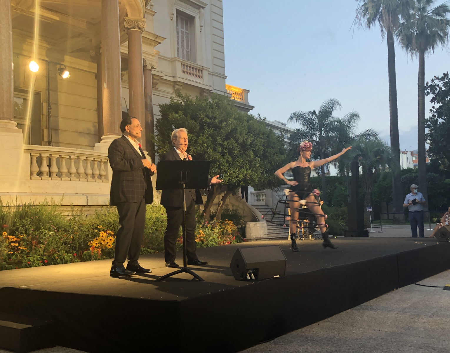 Spectacle dans le cadre des soirées à la Villa Masséna