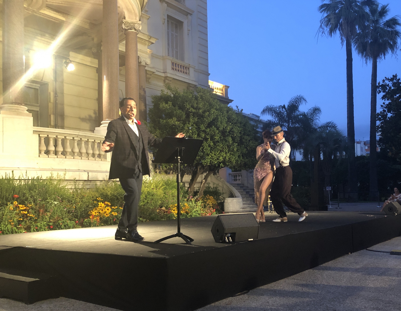Spectacle dans le cadre des soirées à la Villa Masséna
