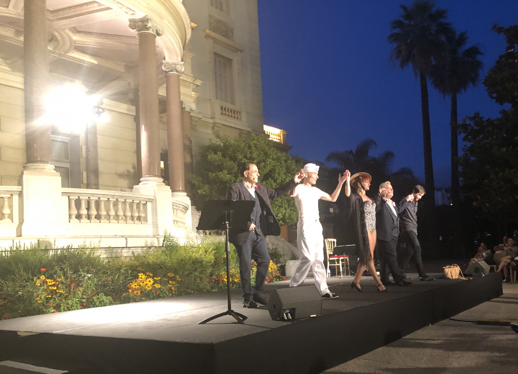 Spectacle dans le cadre des soirées à la Villa Masséna