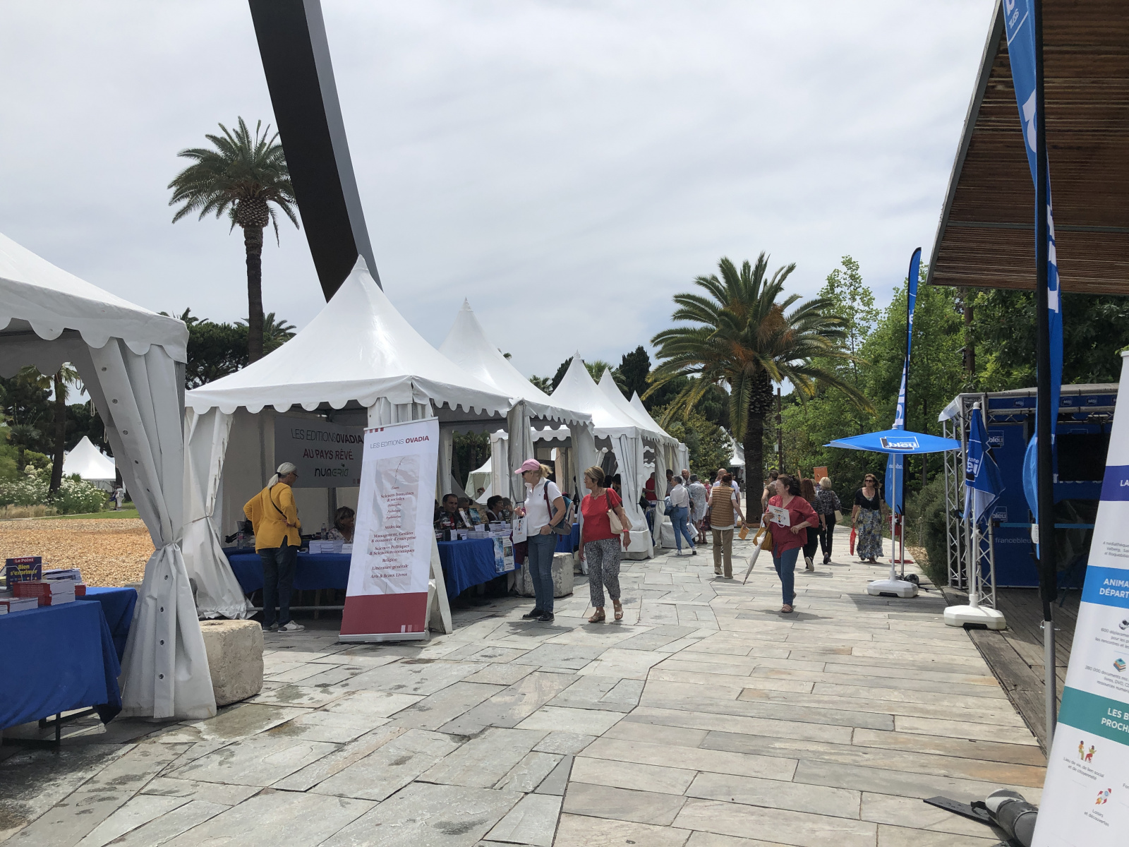 Balade au festival du livre 2022 de Nice